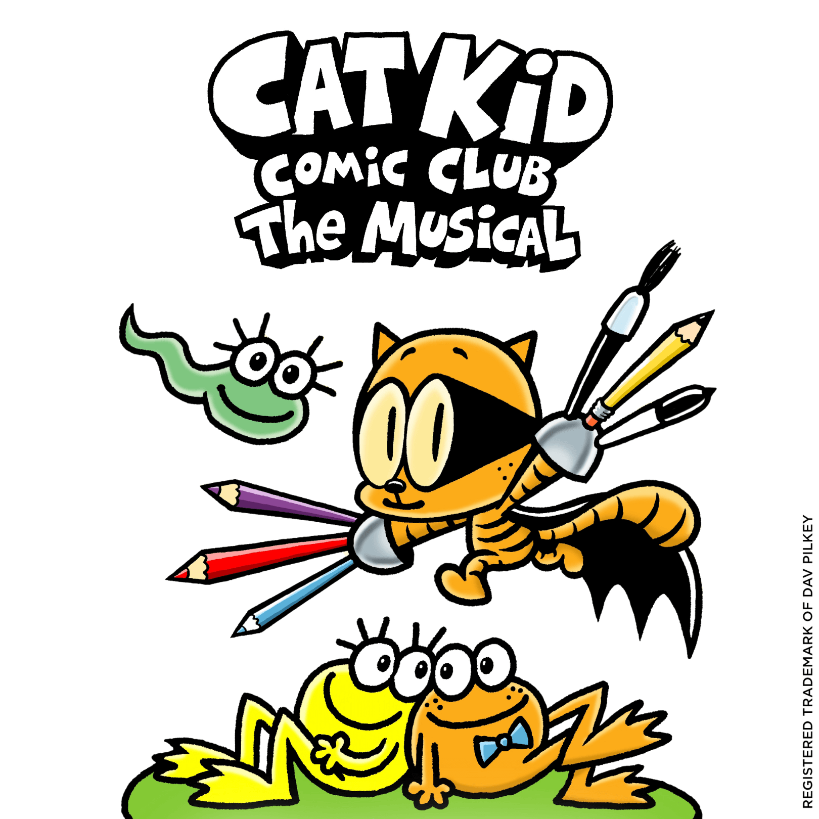 Cat Kid Comic Club The Musical logo