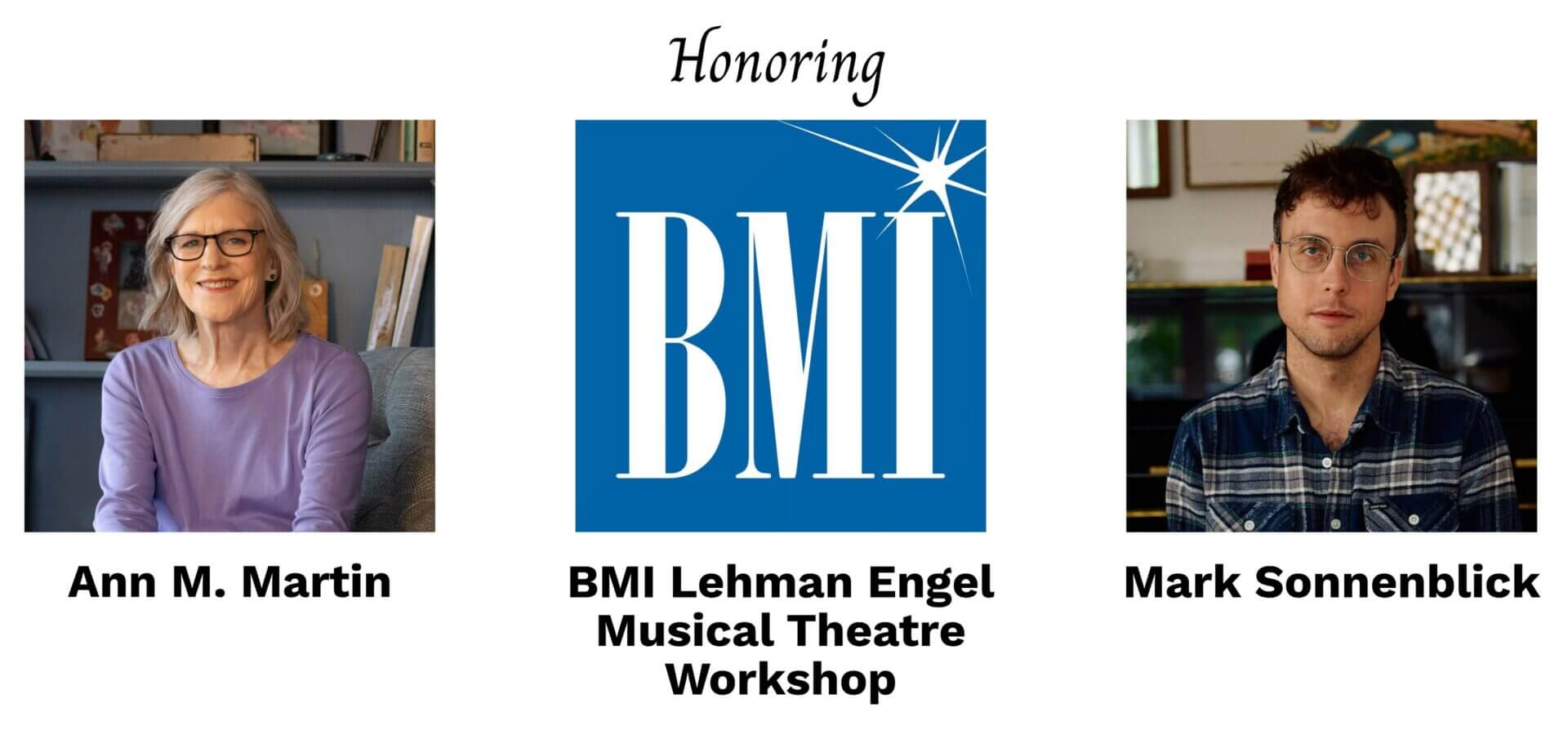 Honoring Ann M. Martin, BMI Lehman Engel Musical Theatre Workshop, Mark Sonnenblick